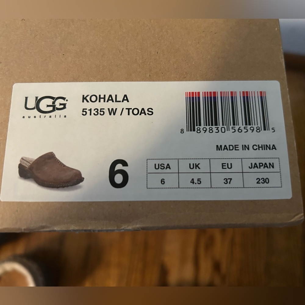UGG Kohala Sandals - Brand New - Tan - Size 6 - Picture 4 of 4